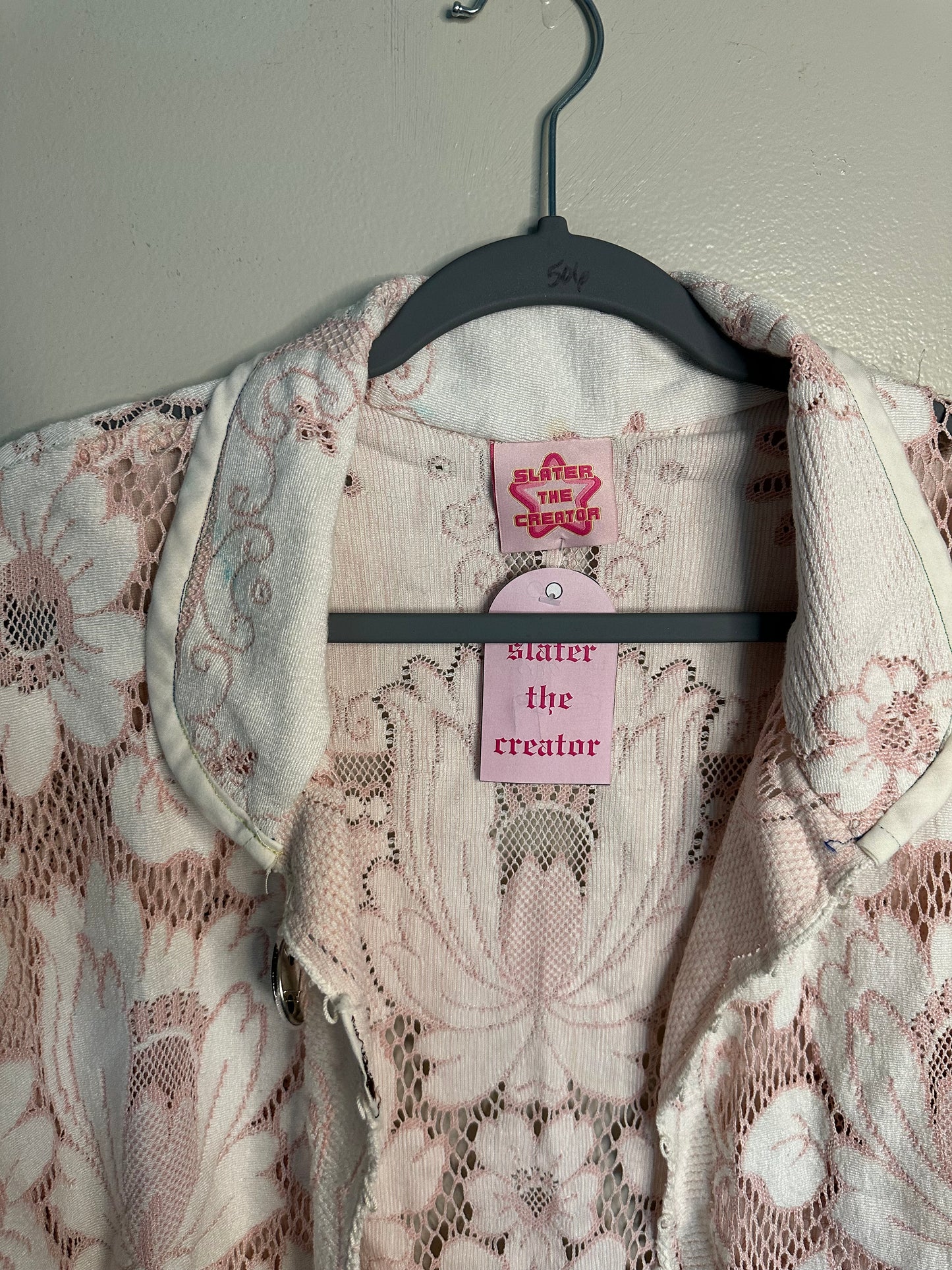 Upcycled Vintage Quaker Lace Cardigan