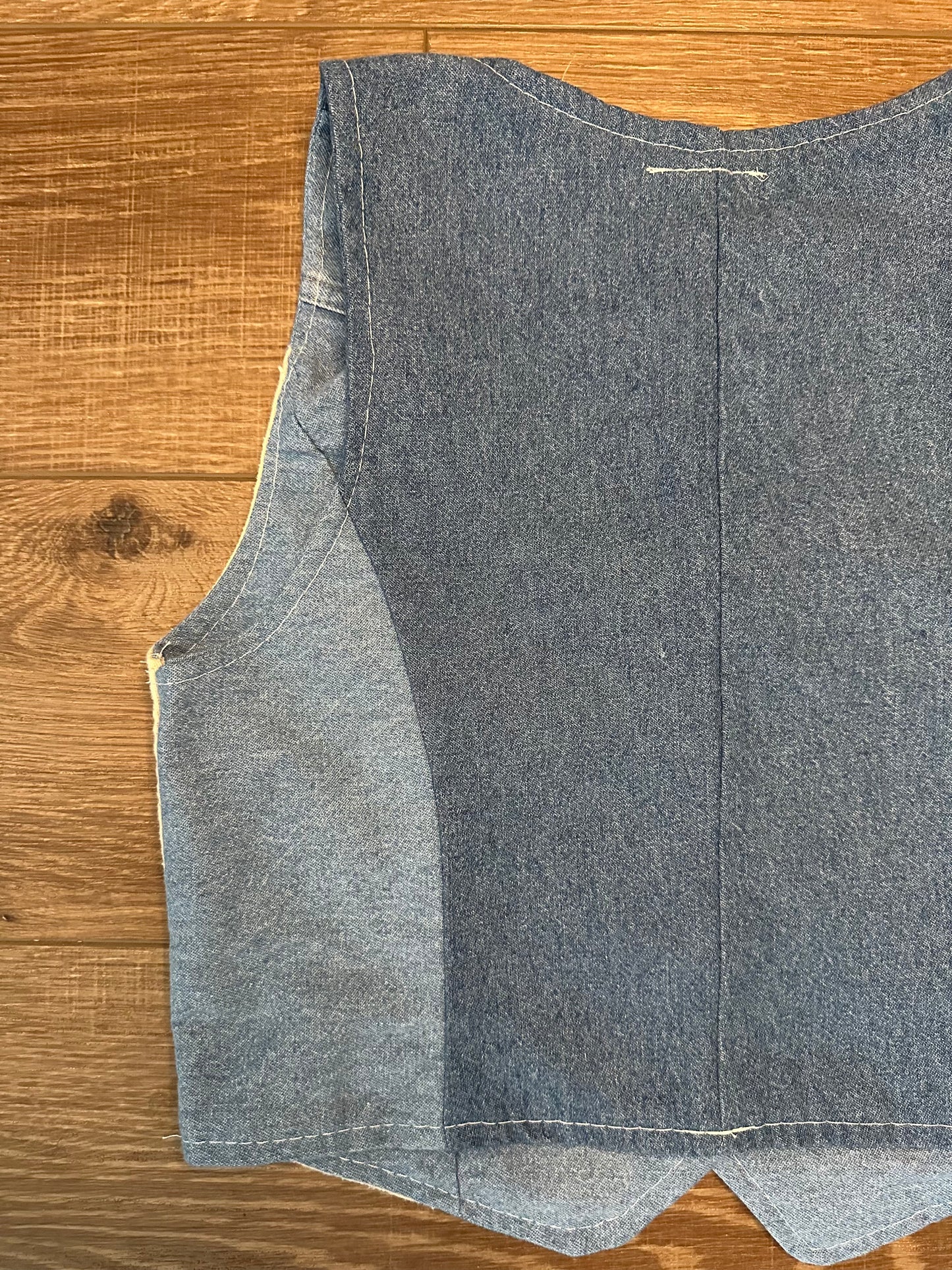 Upcycled Vintage Denim + KATZ Salt Bag Vest
