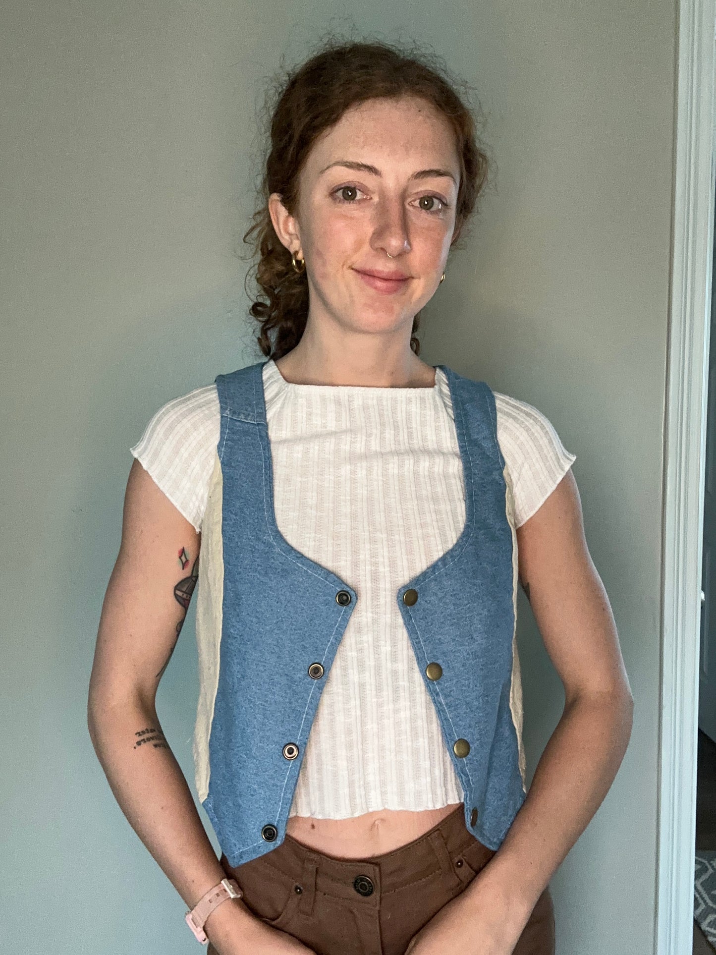Upcycled Vintage Denim + KATZ Salt Bag Vest