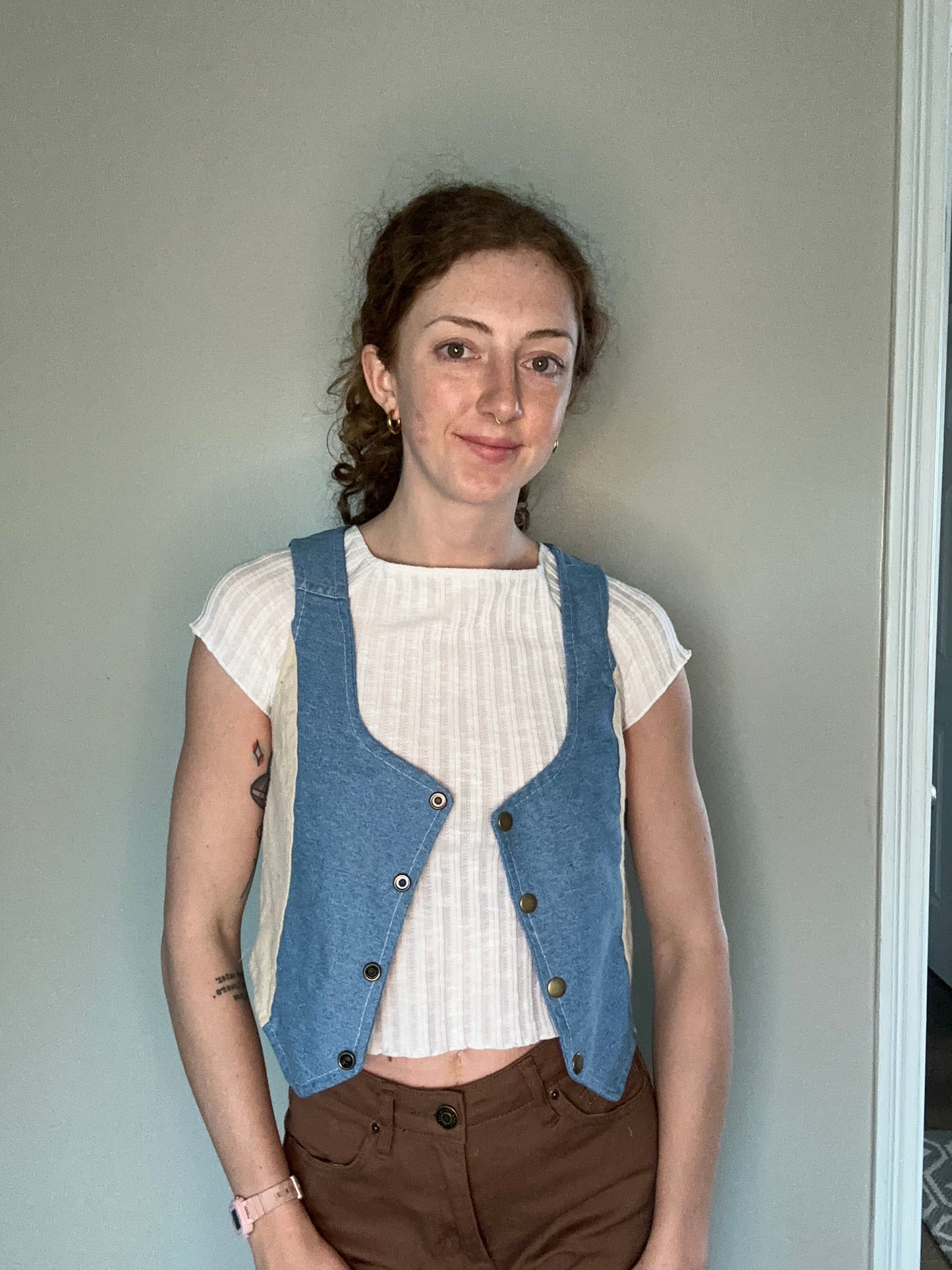 Upcycled Vintage Denim + KATZ Salt Bag Vest