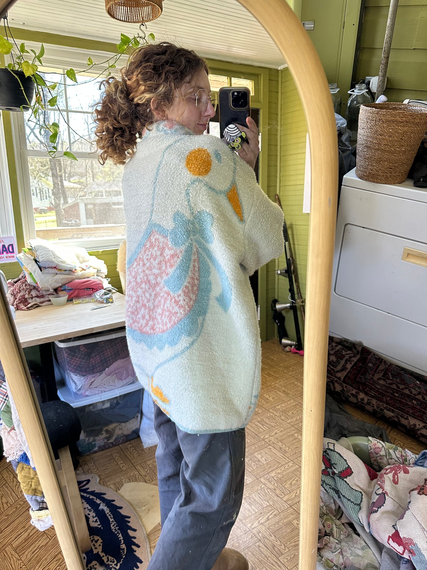 honk honk goose blanket coat