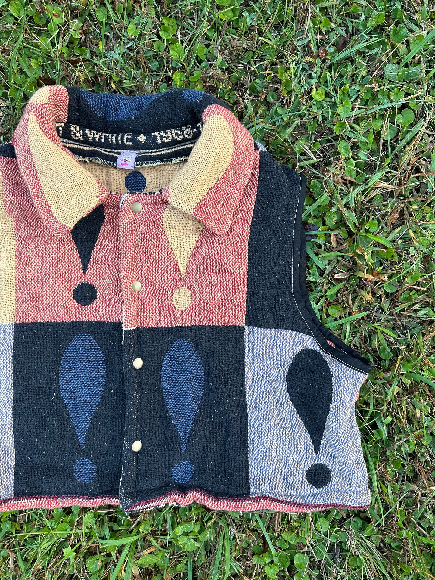 upcycled !!!!!! tapestry vest