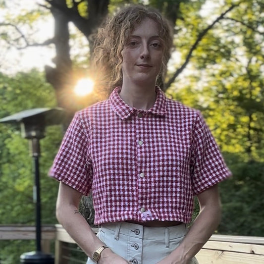 upcycled vintage ralph lauren blanket button up shirt - 100% cotton