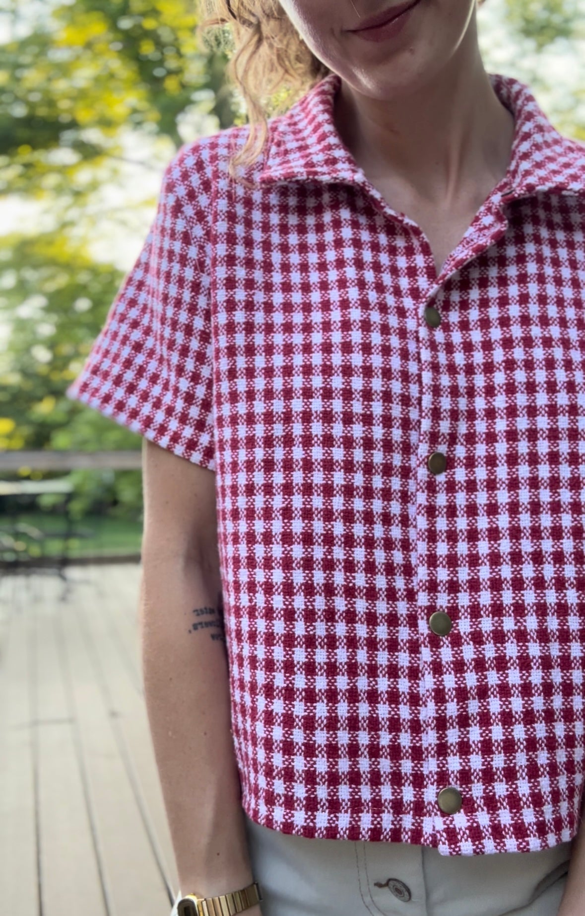 upcycled vintage ralph lauren blanket button up shirt - 100% cotton