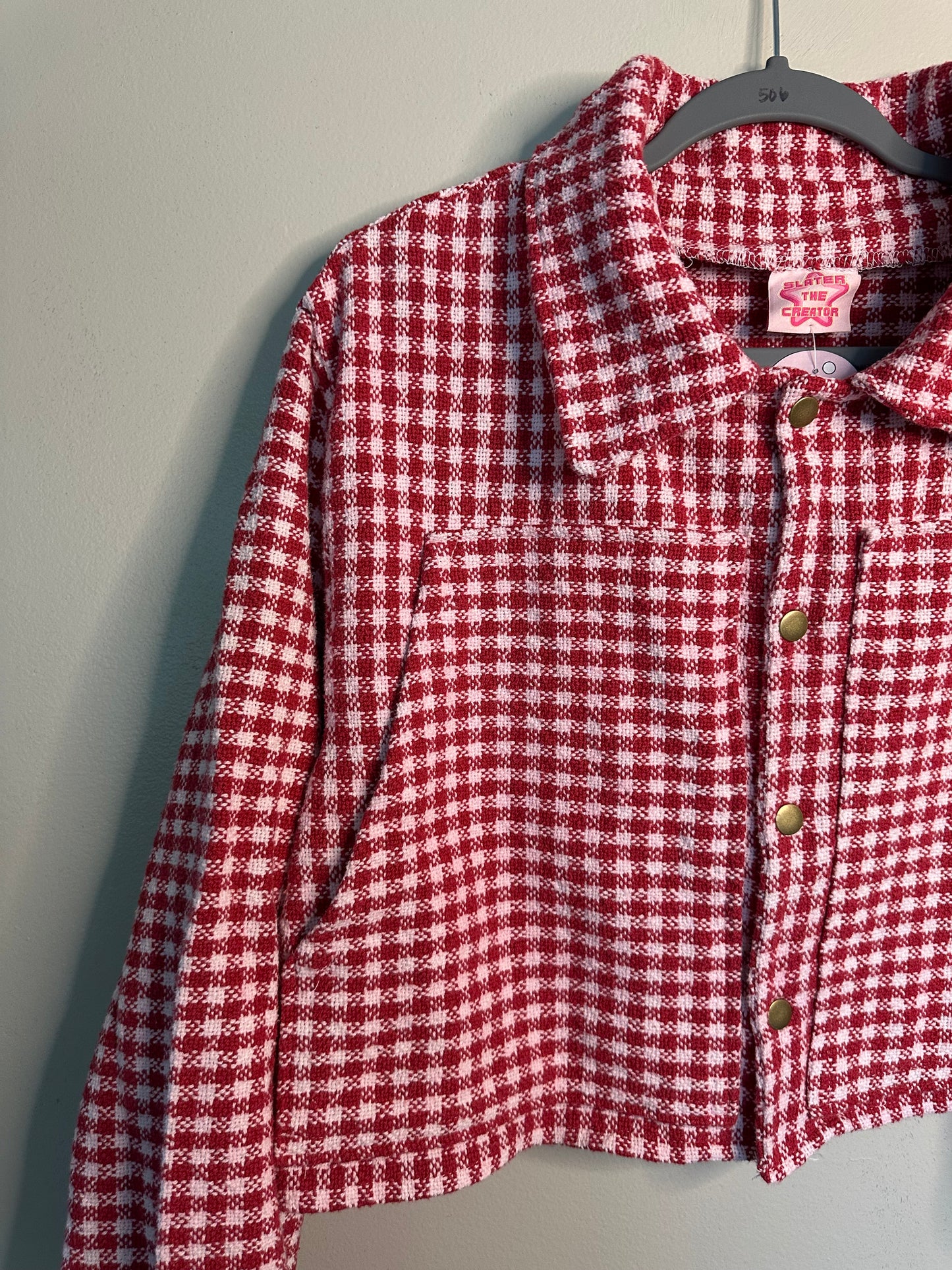 Upcycled Vintage Ralph Lauren Gingham Coat