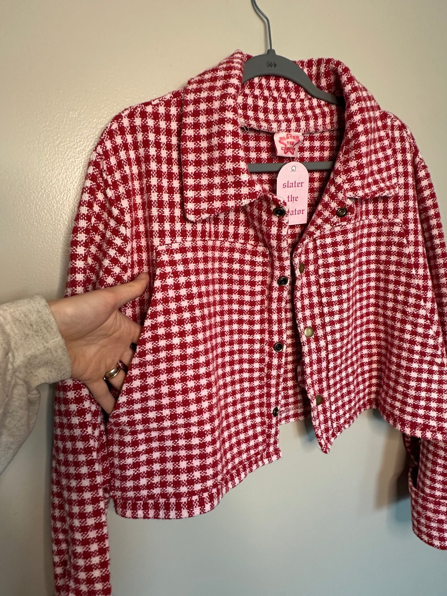 Upcycled Vintage Ralph Lauren Gingham Coat