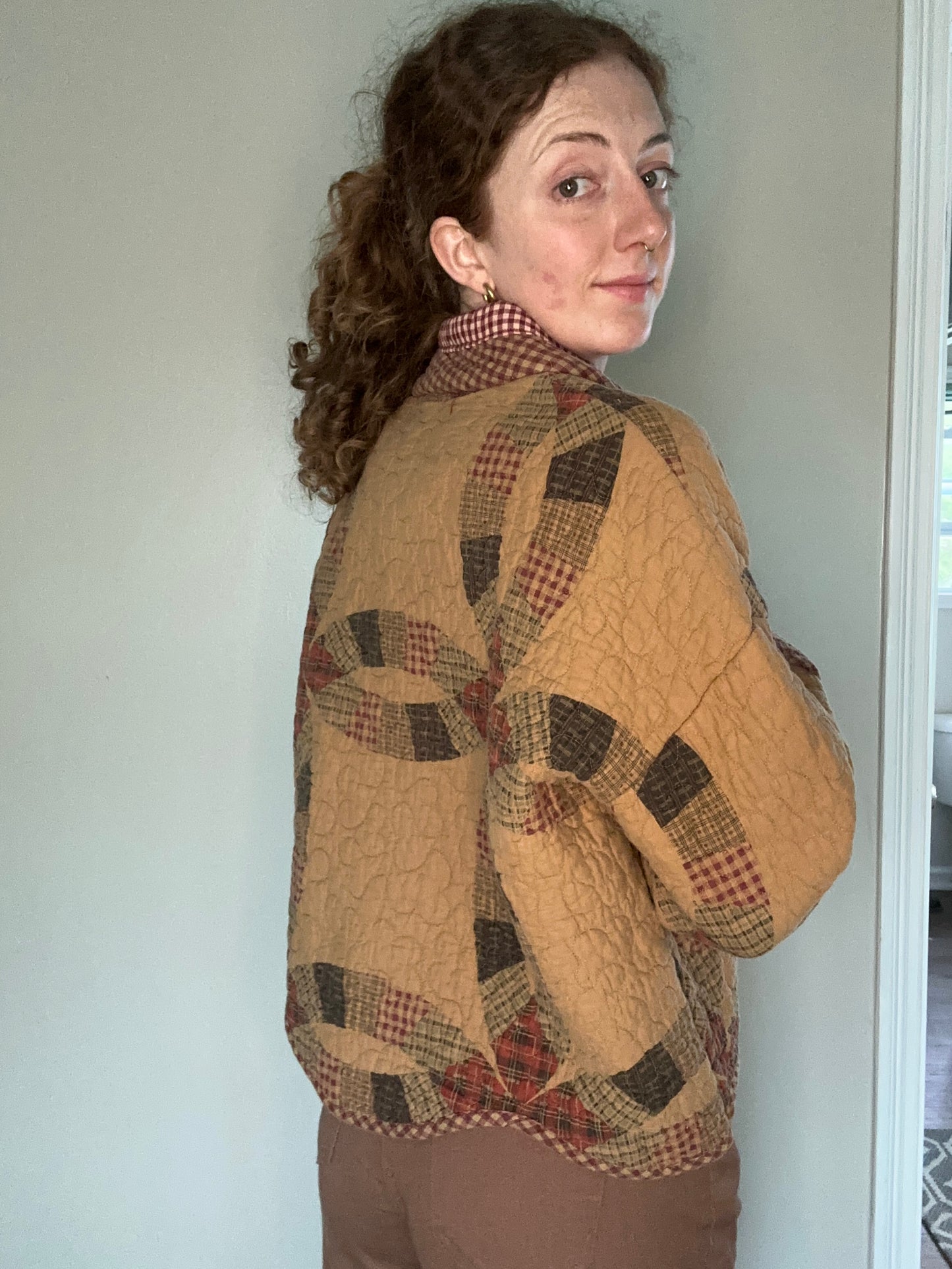 Upcycled Vintage Lil'd Dolly's Quilt Coat
