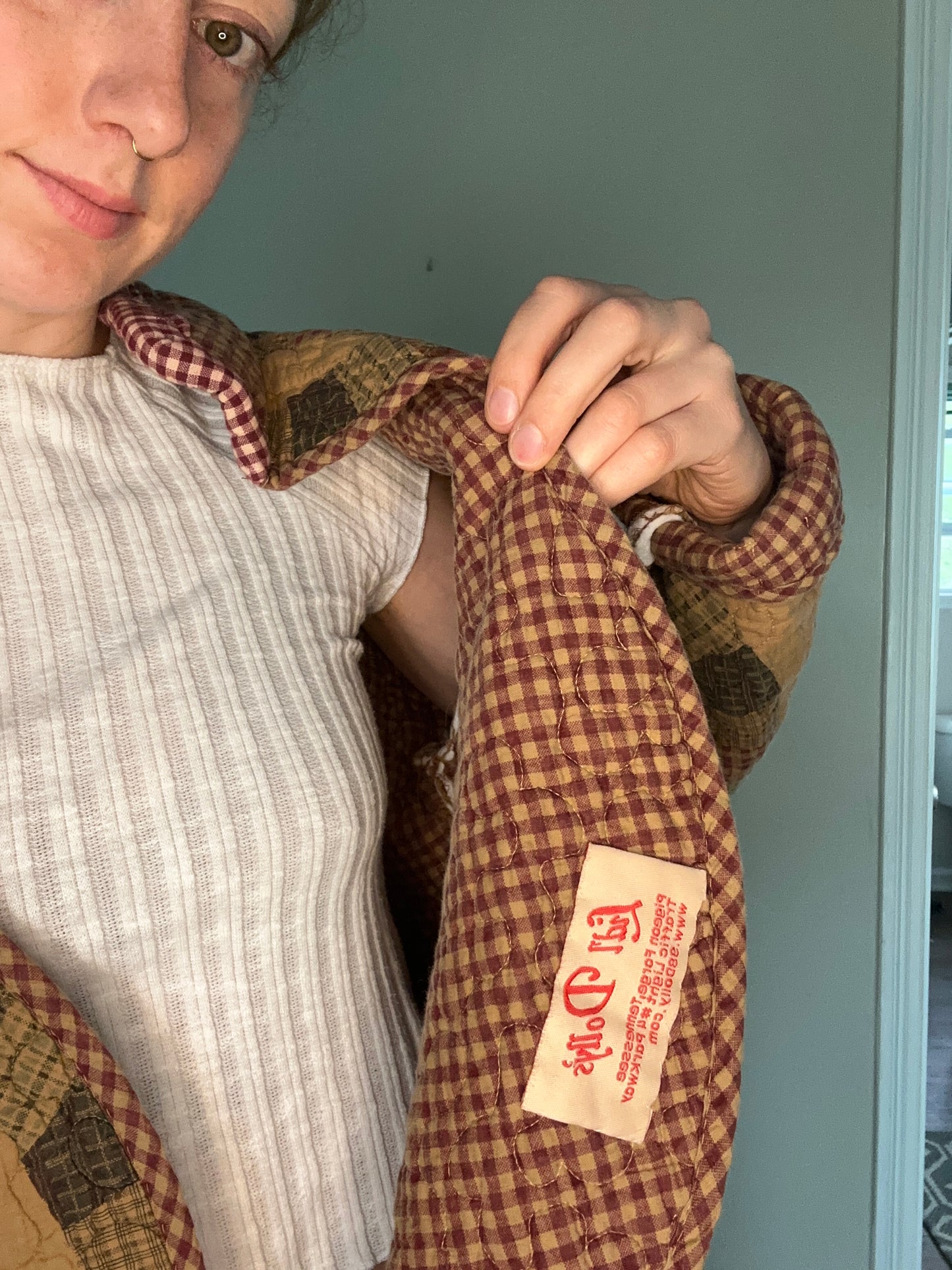 Upcycled Vintage Lil'd Dolly's Quilt Coat