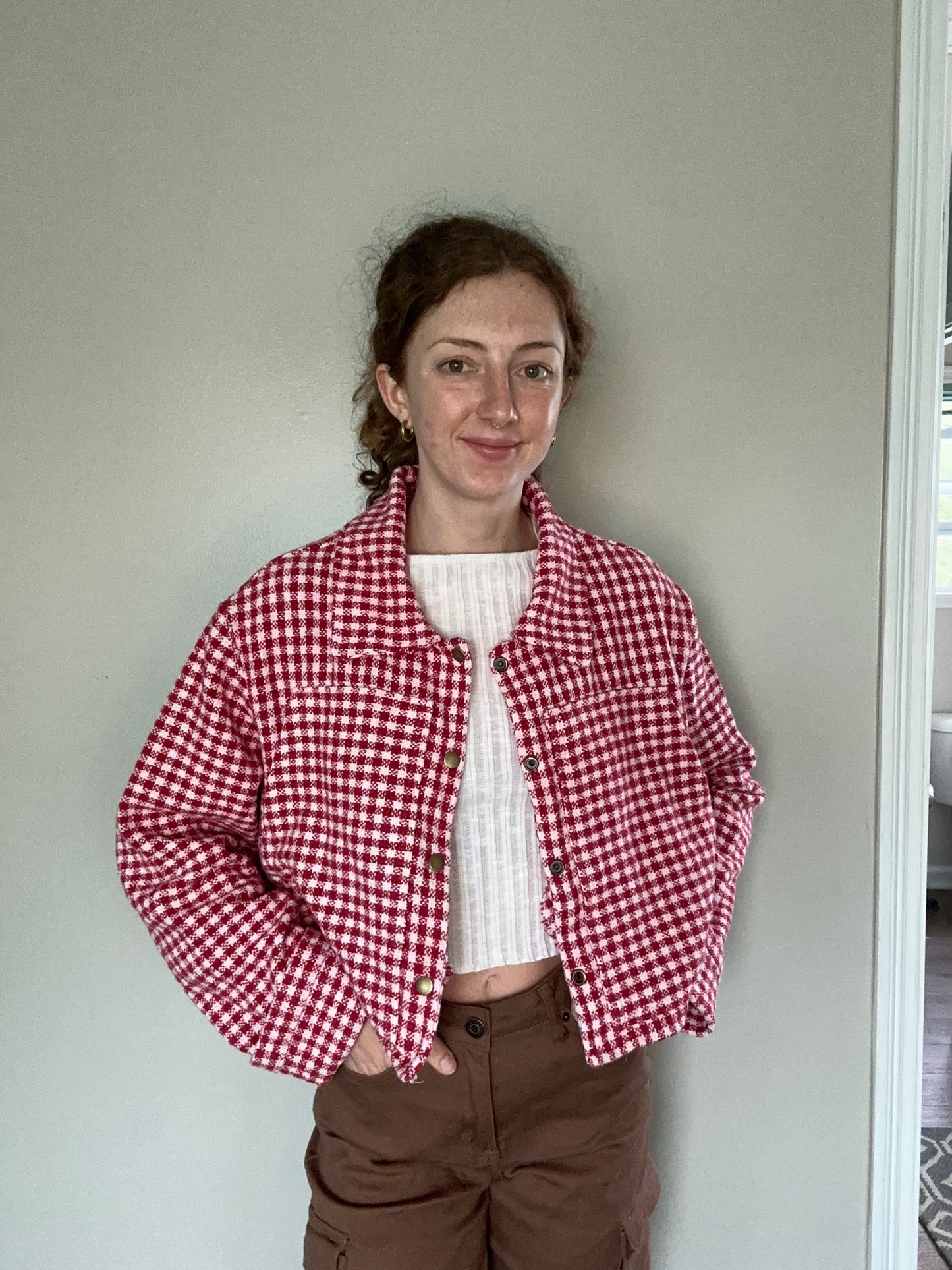 Upcycled Vintage Ralph Lauren Gingham Coat