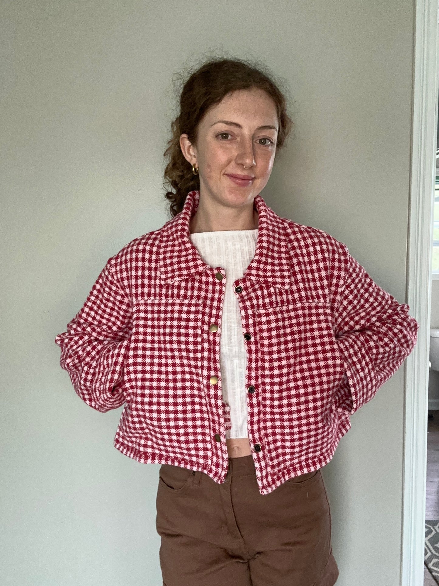 Upcycled Vintage Ralph Lauren Gingham Coat