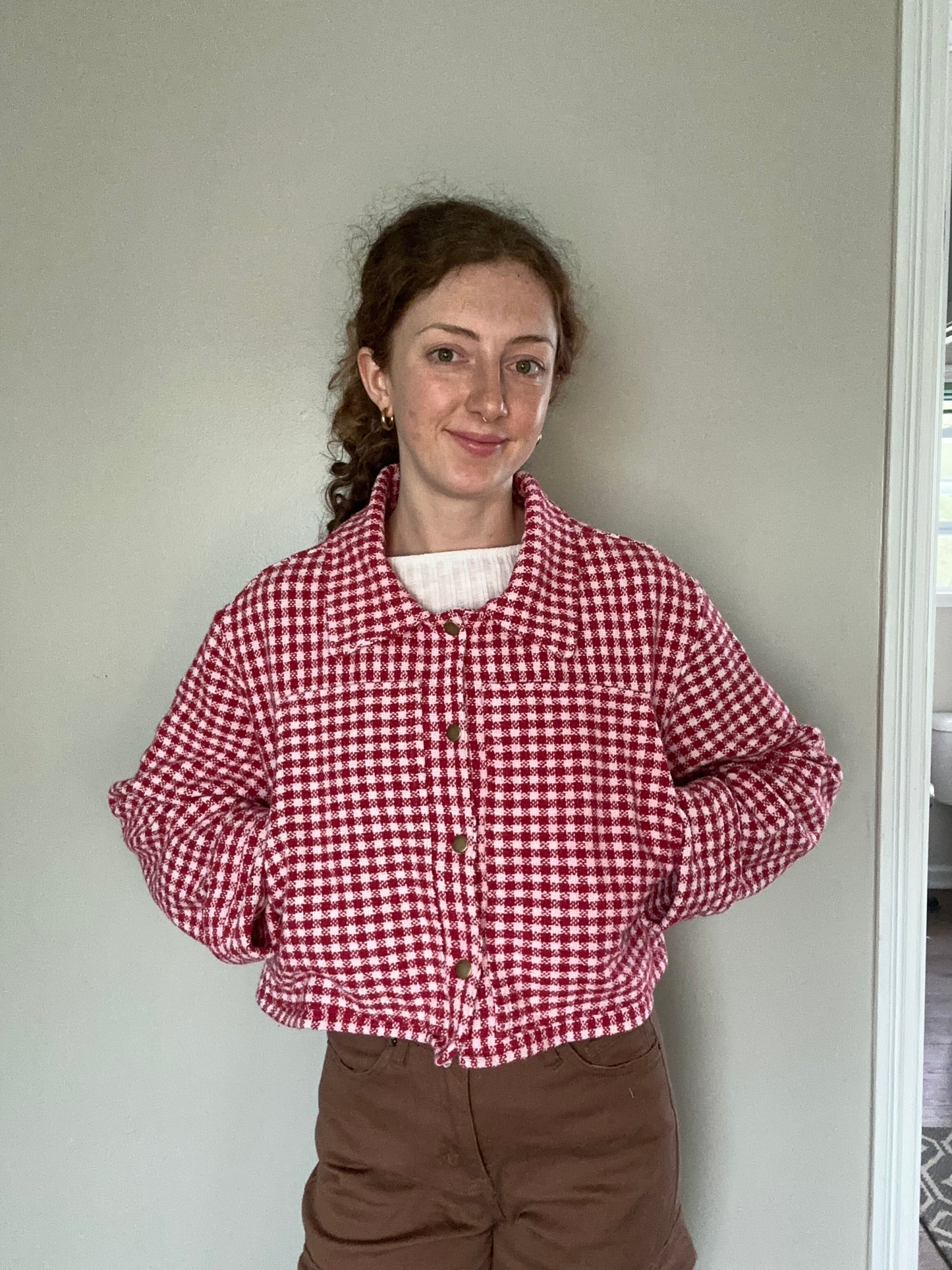 Upcycled Vintage Ralph Lauren Gingham Coat