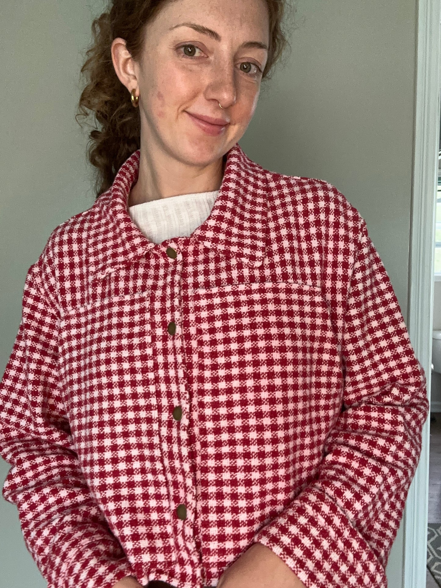 Upcycled Vintage Ralph Lauren Gingham Coat