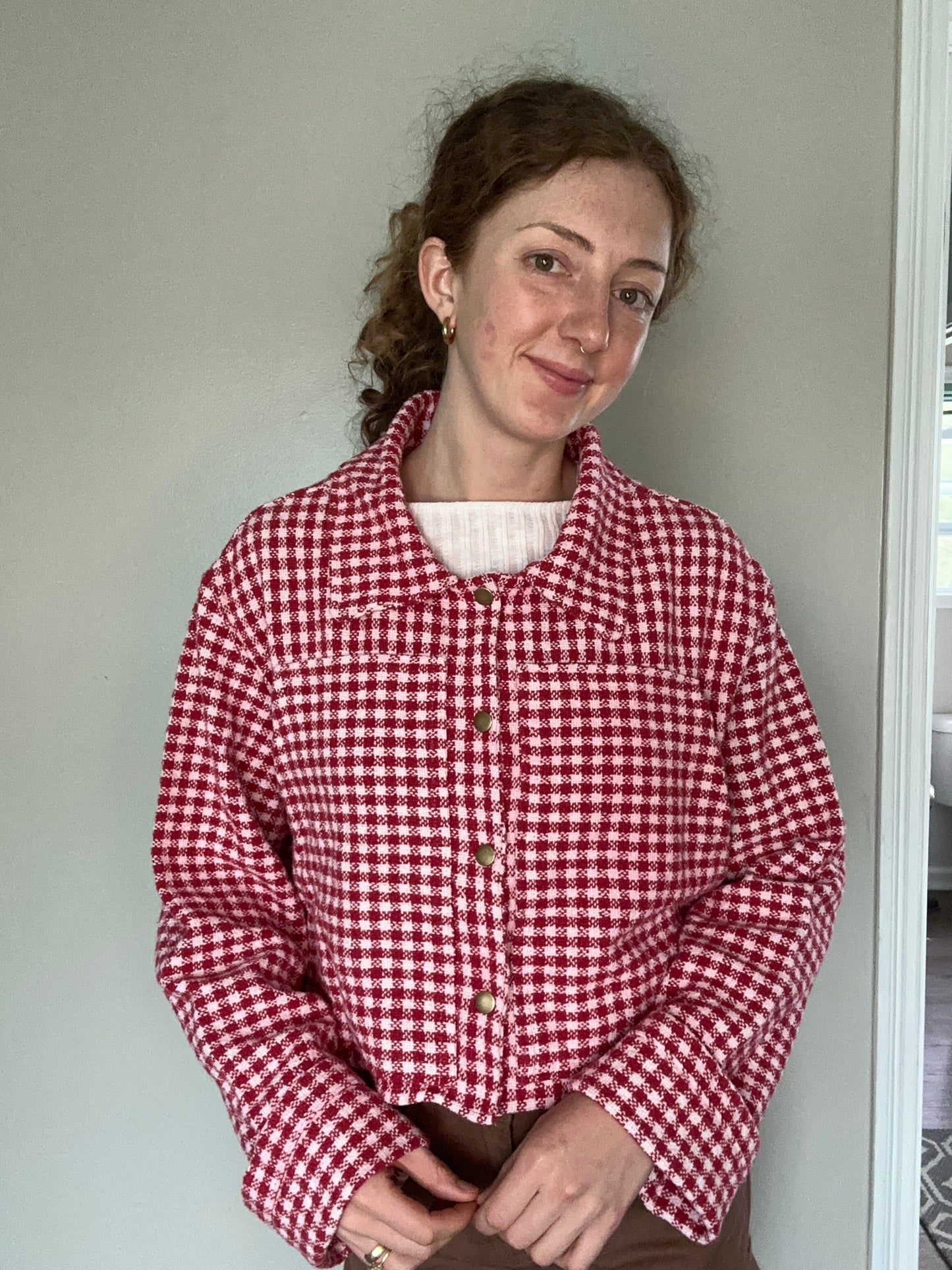 Upcycled Vintage Ralph Lauren Gingham Coat